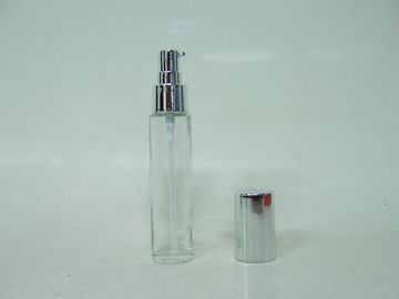 Botol Kaca Kosong Semprot Mini OEM untuk Kosmetik Foundation dengan Pompa & Tutup WT
