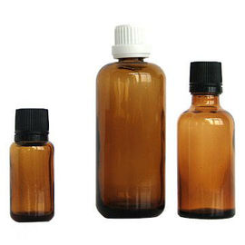 Botol Kaca Minyak Esensial Berwarna Amber 100ml 30ml 10ml dengan Cap Dropper