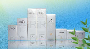 4 Pantone Color Printing White Paper Board Empty Cosmetic Packaging Boxes
