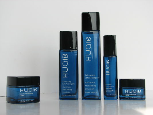 Disesuaikan Minimal Flint Cream Botol Kaca Kosmetik Dan Toples 145ML